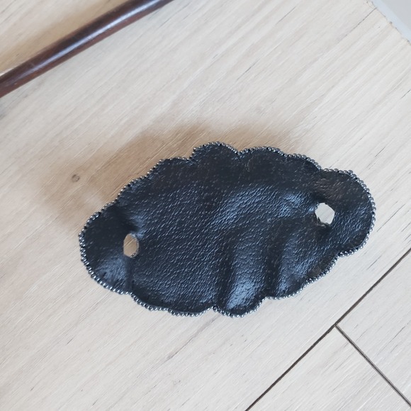 Beaded Gemstone Barrette Artisan Handmade Hair Stick - Picture 3 of 5